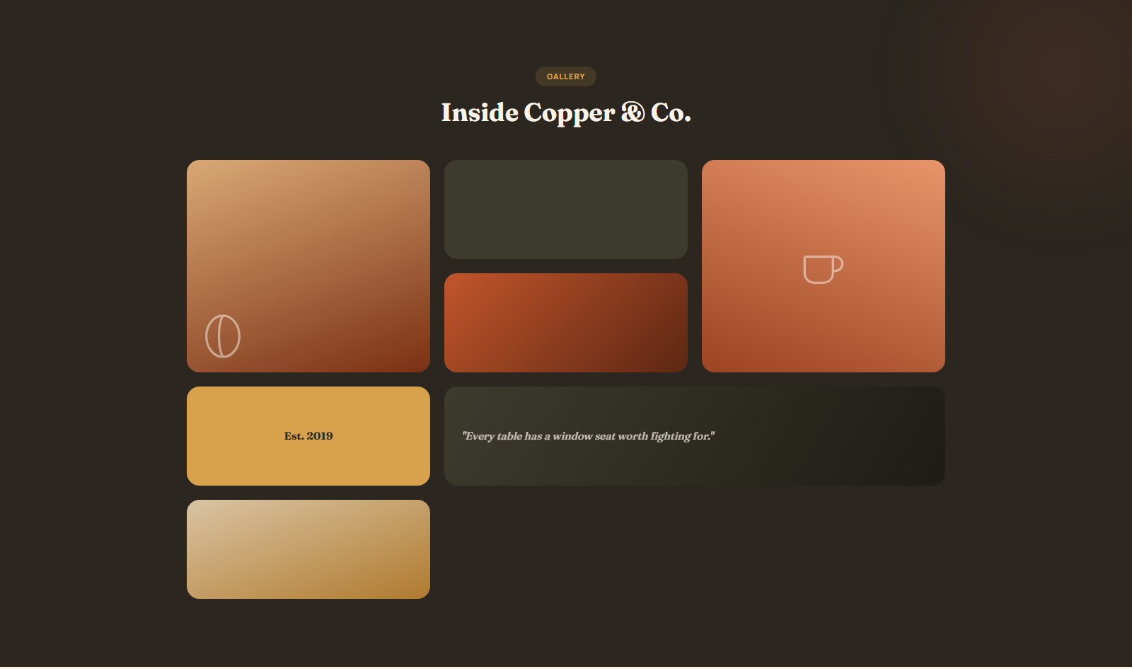 Copper & Co. Gallery