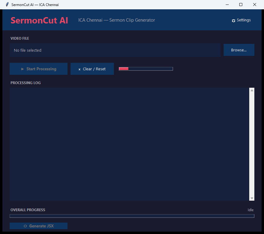SermonCut AI App